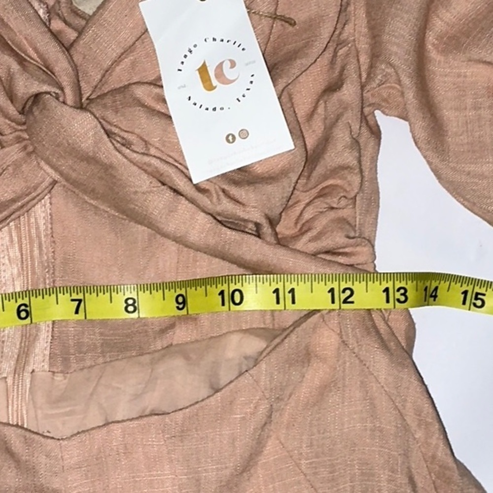 NWT, Puffed Sleeve Mini Dress, Size M - Picture 11 of 15